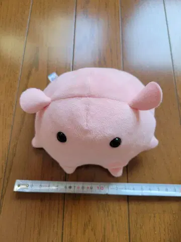핑크색 멘다코 봉제 인형