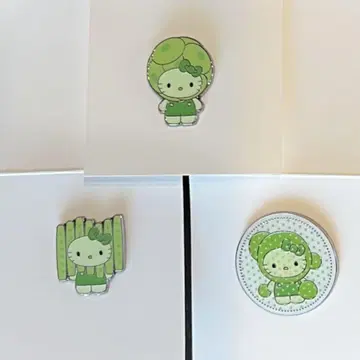 만박 모 키티 핀 배지