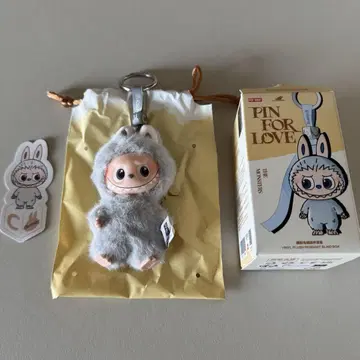 LABUBU 럽럽 PIN FOR LOVE 봉제 인형 펜던트: C