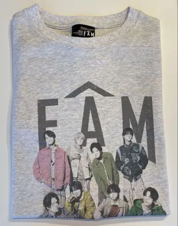 timelesz FAM 투어 T셔츠  화이트