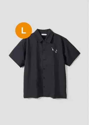 그라니프 게게게의 키타로 가샤도쿠로 폴리트로 빅 실루엣 반팔 셔츠 L