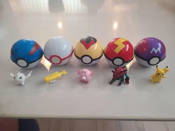 포켓몬 겟 컬렉션즈 몬스터볼 5개 피규어 5체 묶음 판매
