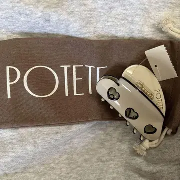POTETE 포테테 3 하트 클립 화이트