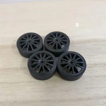 미니 사륜구동 페라 타이어 23.5mm 블랙 로프리 타이어 휠 포함 B