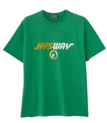 HYSWAY 그린 T셔츠