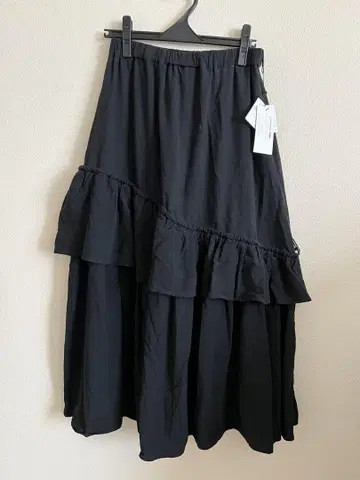 CIAOPANIC TYPY 프릴 블랙 롱 스커트 택 포함 미사용 새상품