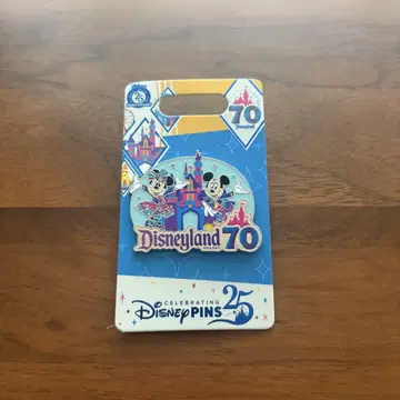 디즈니랜드 캘리포니아 70주년 핀 배지 Disneyland