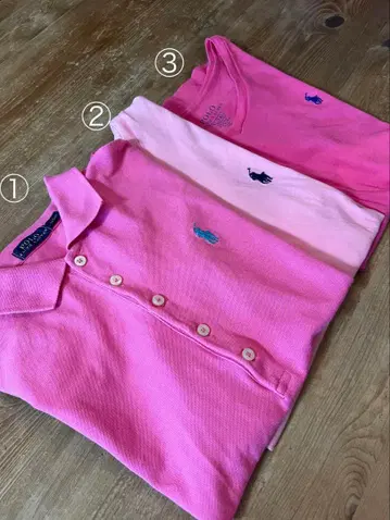 랄프 로렌 핑크 피케 셔츠 T셔츠