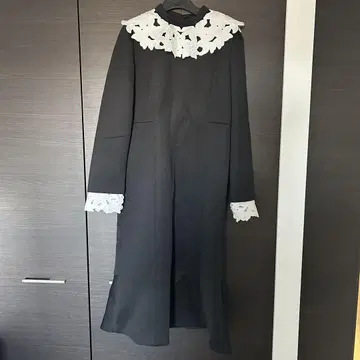 CELFORD 레이스 카라 머메이드 원피스