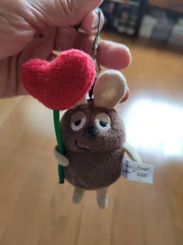 레오 레오니 하트 벌룬 키링