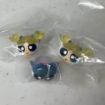 파워퍼프걸 클리어 캐릭터 반지 버블스 블리스