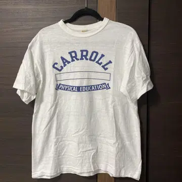 WAREHOUSE 염색 프린트 쭈리 반팔 T셔츠