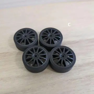 미니 사륜구동 페라 타이어 23.5mm 블랙 로프리 타이어 휠 포함 C