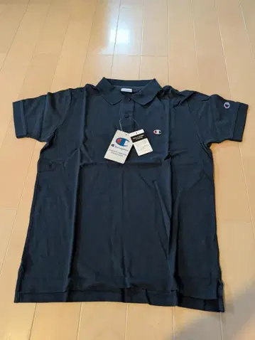 H083103 champion 피케 셔츠 네이비