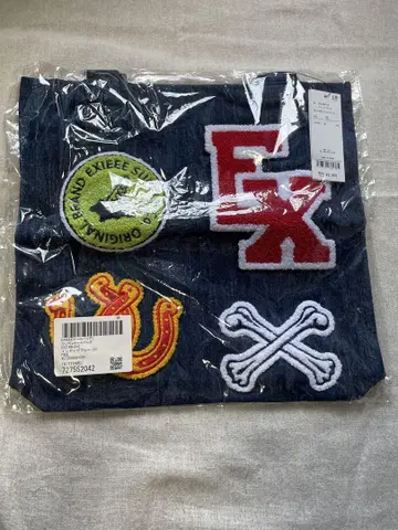 EXIEEE 와펜 토트백