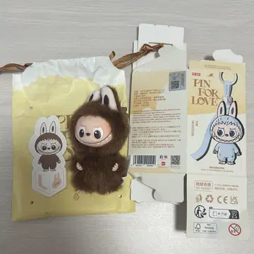 LABUBU PIN FOR LOVE 봉제 인형 펜던트 L