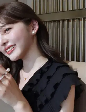 anmut 펄 귀걸이 파우치 포함