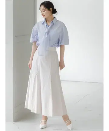 SNIDEL 볼륨 타프타 스커트