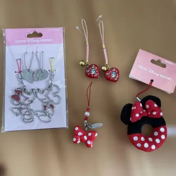 Disney 미니 스트랩, 키링 6개 세트