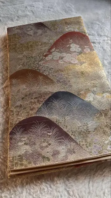 아름다운 후쿠로 오비입니다. 이로무지/호몬기에