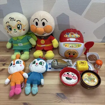 호빵맨 봉제 인형 역할 놀이 세트