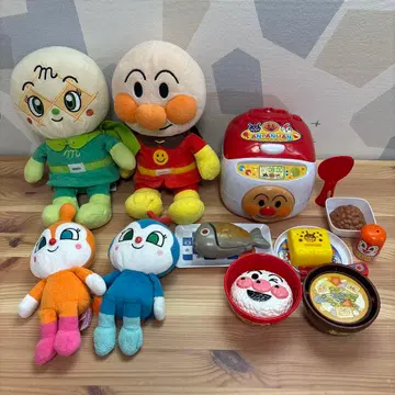 호빵맨 봉제 인형 역할 놀이 세트