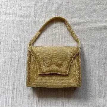VINTAGE 비즈백 핸드백 골드
