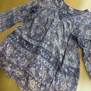 vintage 인도 면 상의