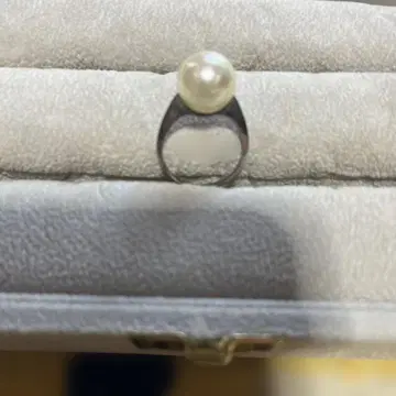 쿠슈카 실버 펄 반지