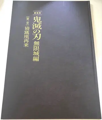 극장판 귀멸의 칼날 무한성편 아카자 재래편 [ 최초 한정판 팜플렛 ]