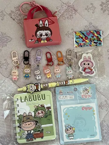 LABUBU 미니백과 문구 세트