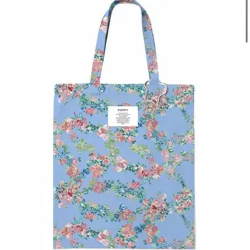 poppy 아사기니뇨 BLOOMING FLOWERS TOTE BAG