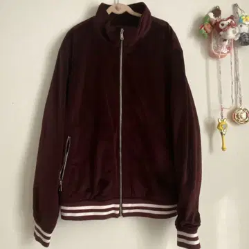 zara 블루종 와인 레드 어두운 빨간색 44