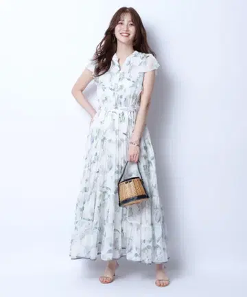 지금 주말 세일! 새상품 저스길리티 아이비 프린트 원피스