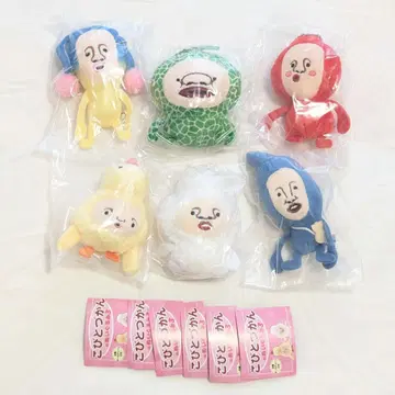 코비토즈칸 봉제 인형 3종 총 6개 세트