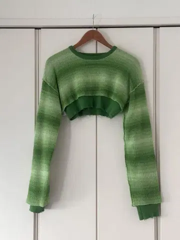 PERVERZE Reversible Loose Short Knit Top