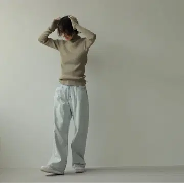 etre tokyo 홀가먼트 터틀 니트 풀오버
