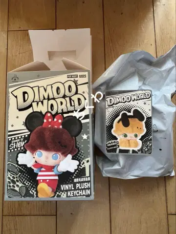 [ 플루토 ] POPMART DIMOO DISNEY 봉제 인형 키체인