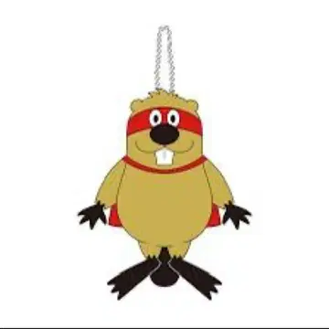SUPER BEAVER 마스크 비버 마스코트 키링