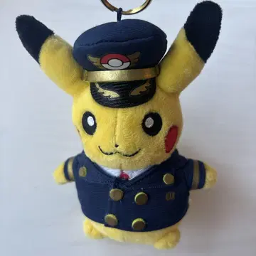 포켓몬 파이롯트 피카츄 이타미 공항 Ver. 봉제 인형 키링