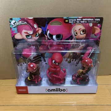amiibo 문어걸/문어/문어보이(스프라툰 트리플 세트)