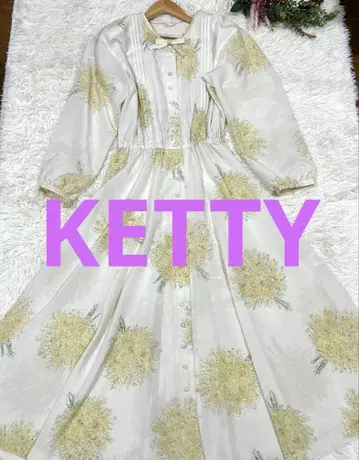 KETTY 미모사 패턴 롱 피스