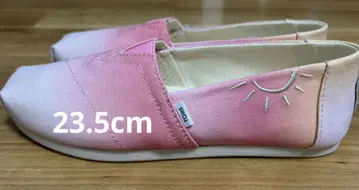 택 포함 미사용 새상품 TOMS 핑크 슬립온 23.5cm