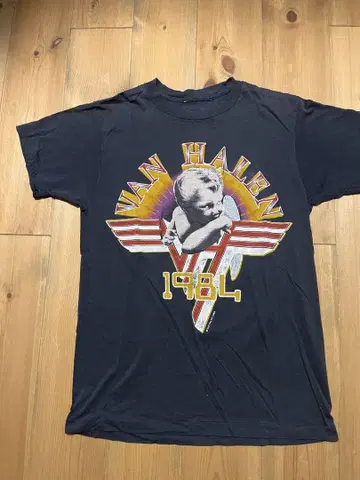 Van Halen 1984 락 셔츠 빈티지