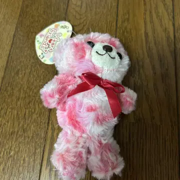 핑크색 곰 모양 봉제 인형
