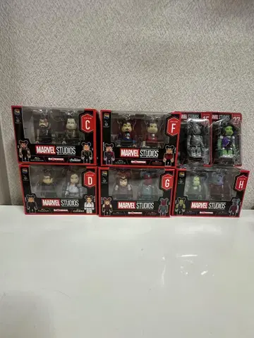 MARVEL 해피 복권 [ BE@RBRICK ] 미개봉 새상품 7세트