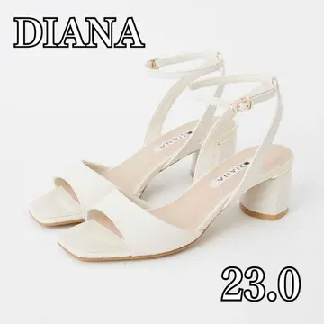 DIANA 샌들 화이트 23.0cm