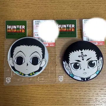 HUNTER x HUNTER 캔뱃지 2개 세트 이르미 클로로 시마무라