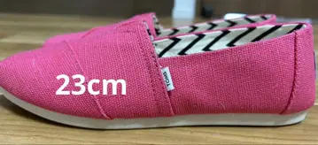 [택 포함 새상품] TOMS 에스파드리유 슬립온 핑크 23cm