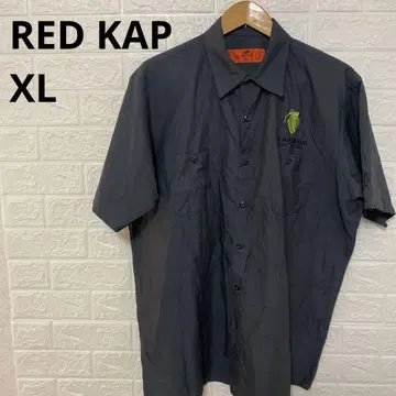 RED KAP 반팔 셔츠 XL 차콜 그레이
